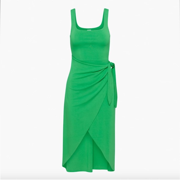 Wilfred Dresses & Skirts - ARITZIA WILFRED SATURN MIDI DRESS GREEN SIZE LARGE